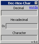 More information about "Dec-Hex-Char"