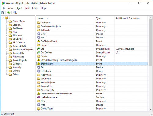 More information about "Windows Object Explorer 64-bit (WinObjEx64)"